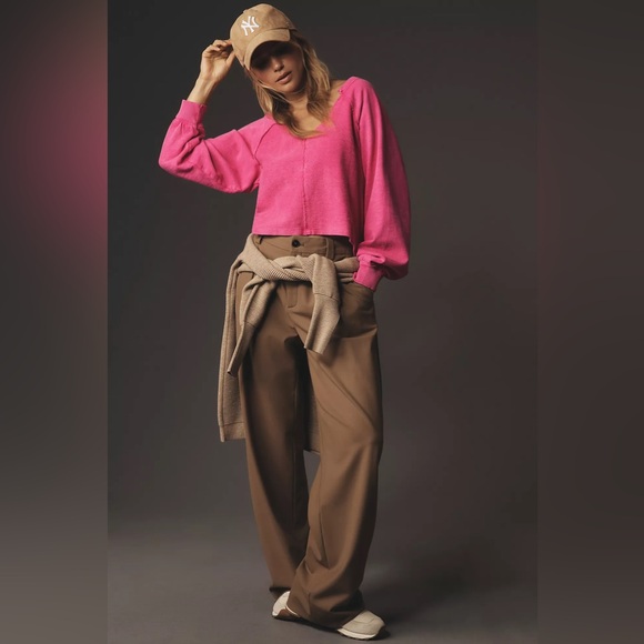 Pilcro ~ Reworked Popover Sweatshirt - Picture 3 of 6